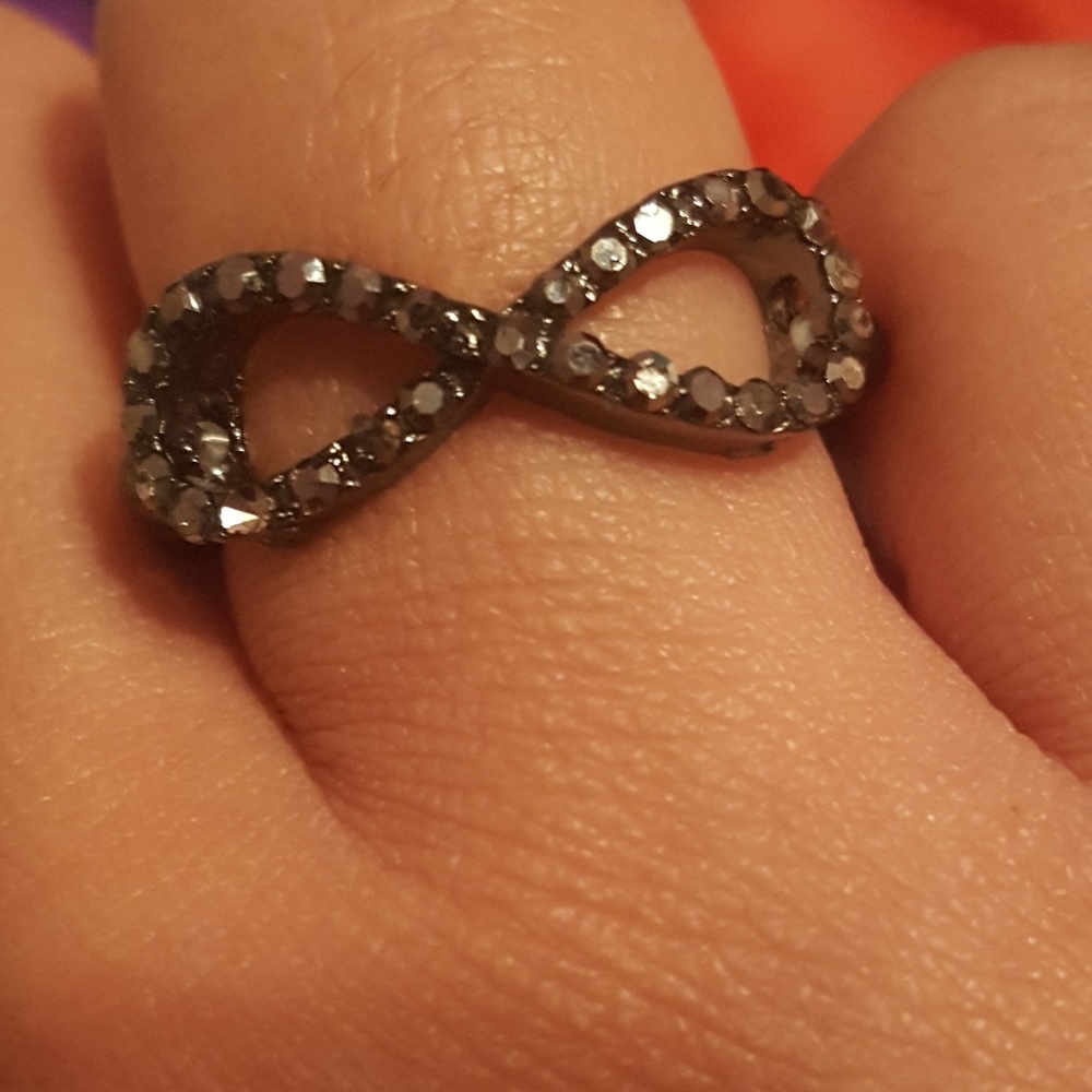 Infinity Charcoal color ring